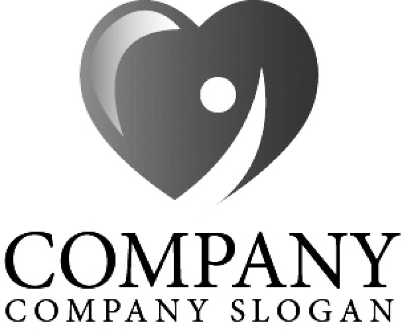 画像4: ハート・人・上昇・ロゴ・マークデザイン208 (4)