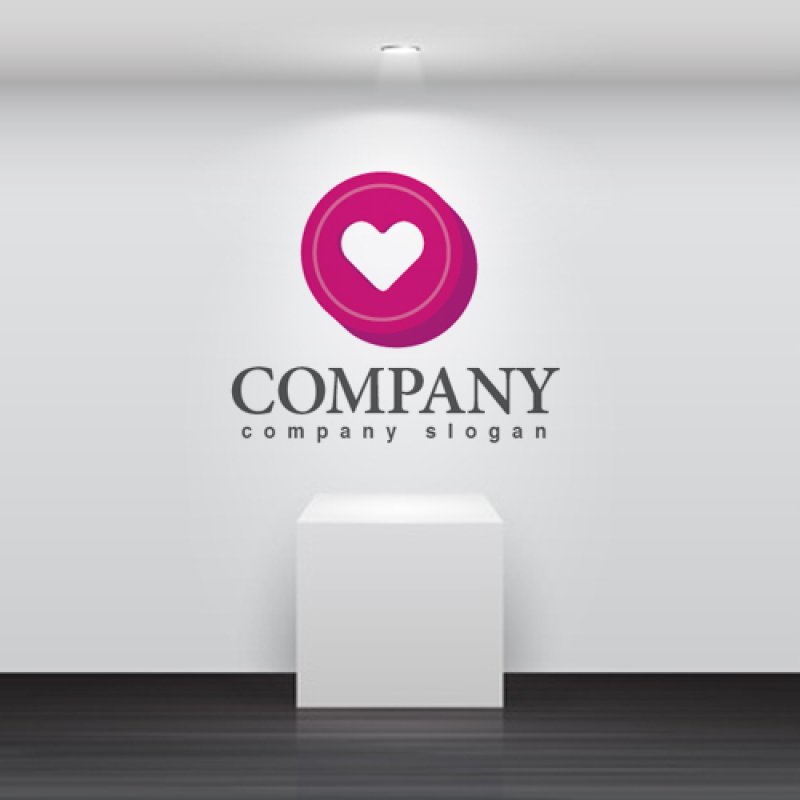 画像2: ハート・薬・輪・コイン・ロゴ・マークデザイン215 (2)