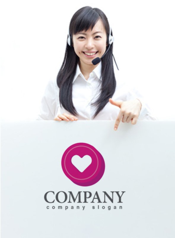 画像3: ハート・薬・輪・コイン・ロゴ・マークデザイン215 (3)