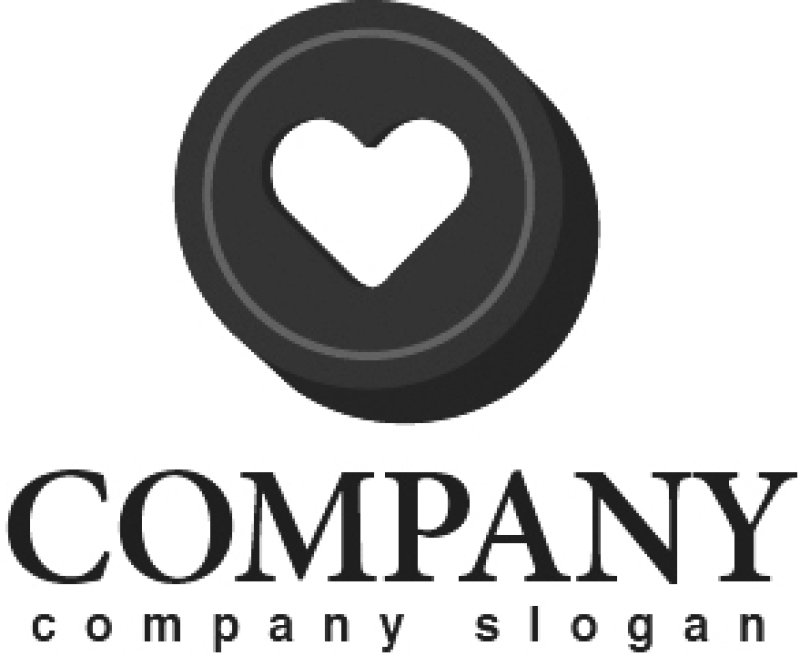 画像4: ハート・薬・輪・コイン・ロゴ・マークデザイン215 (4)