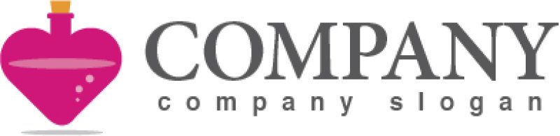 画像5: ハート・薬・ビン・泡・ロゴ・マークデザイン216 (5)