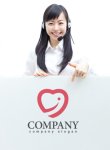 画像3: ハート・人・i・顔・ロゴ・マークデザイン245 (3)