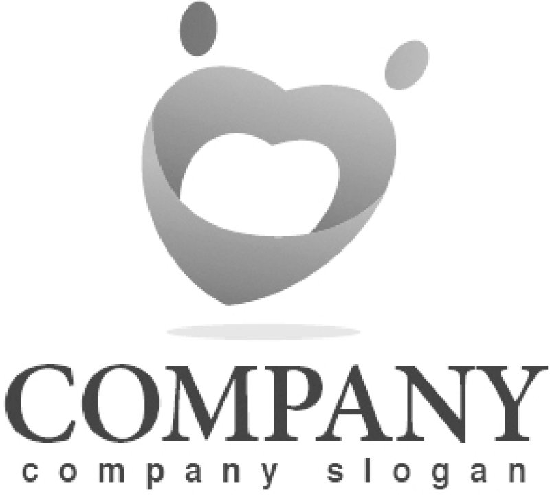 画像4: ハート・人・輪・グラデーション・ロゴ・マークデザイン246 (4)