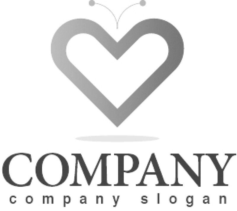 画像4: ハート・蝶・アンテナ・グラデーション・ロゴ・マークデザイン247 (4)