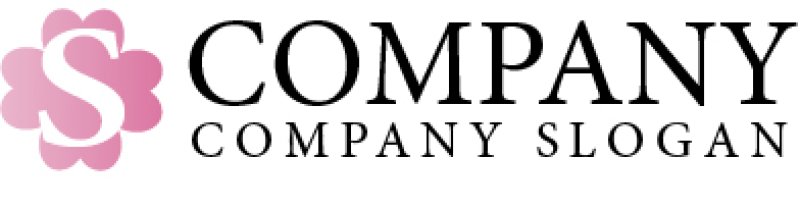 画像5: ハート・S・四葉・シンプル・グラデーション・ロゴ・マークデザイン259 (5)