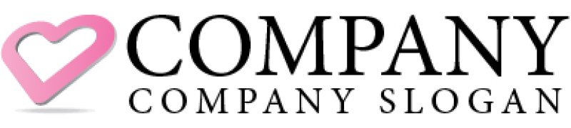 画像5: ハート・奥行き・3D・グラデーション・ロゴ・マークデザイン264 (5)