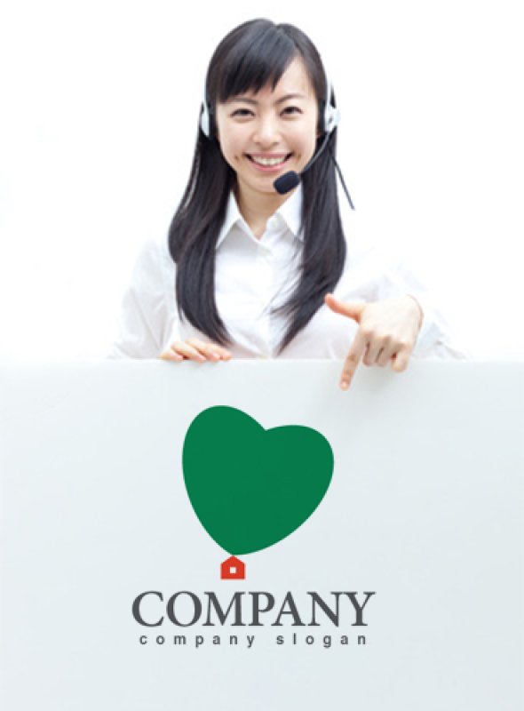 画像3: ハート・ 家・夢・ロゴ・マークデザイン2742 (3)