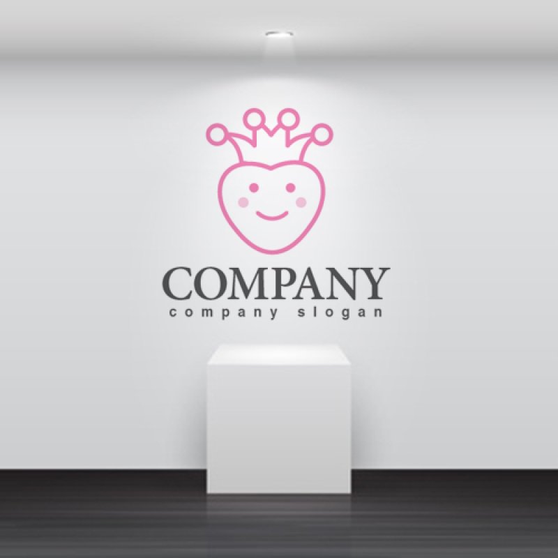 画像2: ハート・人・王冠・顔・ロゴ・マークデザイン2754 (2)