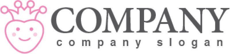 画像5: ハート・人・王冠・顔・ロゴ・マークデザイン2754 (5)