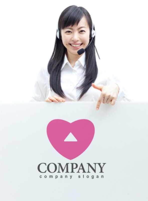 画像3: ハート・矢印・上昇・ロゴ・マークデザイン2760 (3)