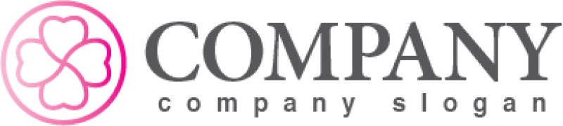 画像2: 花・ハート・輪・グラデーション・ロゴ・マークデザイン2762 (2)