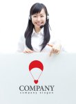画像3: ハート・パラシュート・ロゴ・マークデザイン2763 (3)