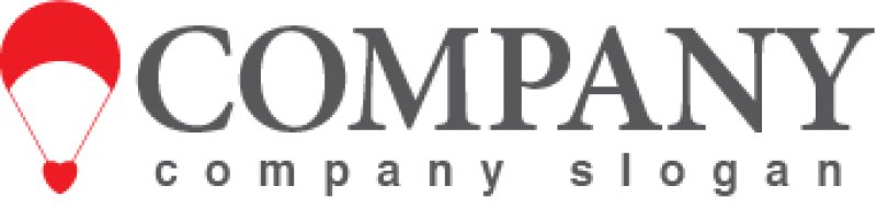 画像5: ハート・パラシュート・ロゴ・マークデザイン2763 (5)