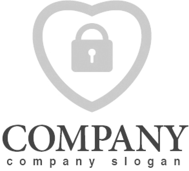 画像4: ハート・鍵・ロゴ・マークデザイン2767 (4)