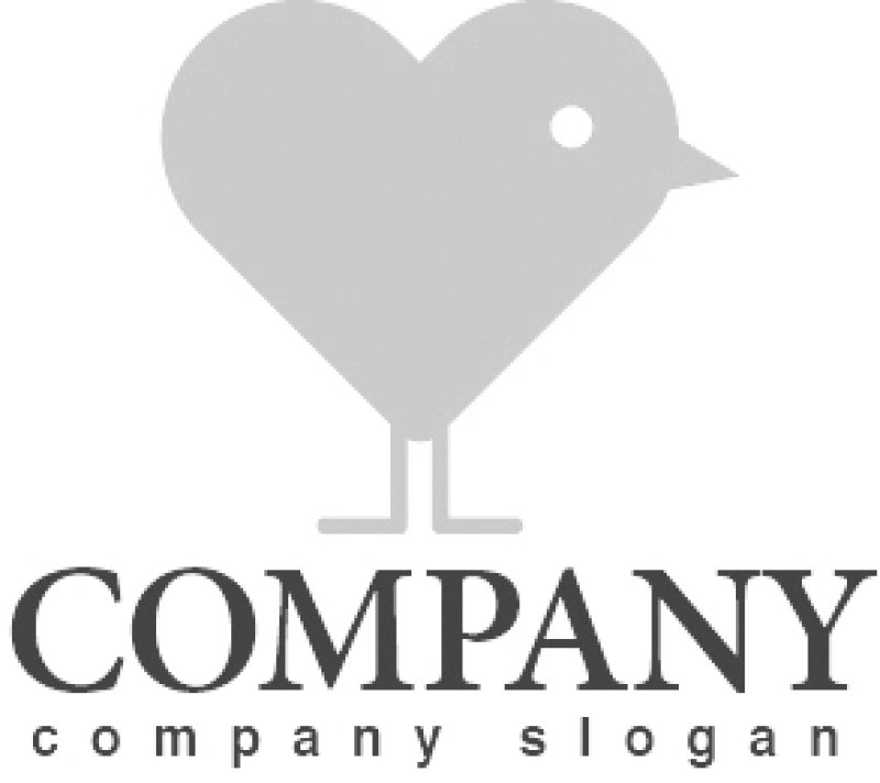 画像4: ハート・鳥・ひよこ・ロゴ・マークデザイン2773 (4)