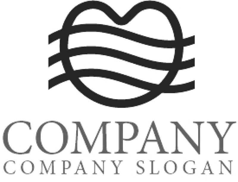 画像5: ハート・波・曲線・ロゴ・マークデザイン2784 (5)