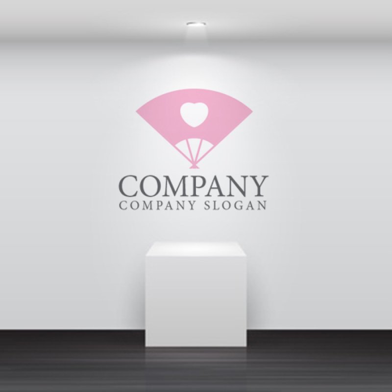 画像5: 扇・ハート・ロゴ・マークデザイン2795 (5)