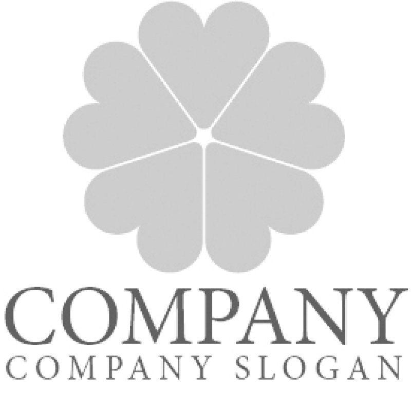 画像6: ハート・花・五角形・ロゴ・マークデザイン2796 (6)