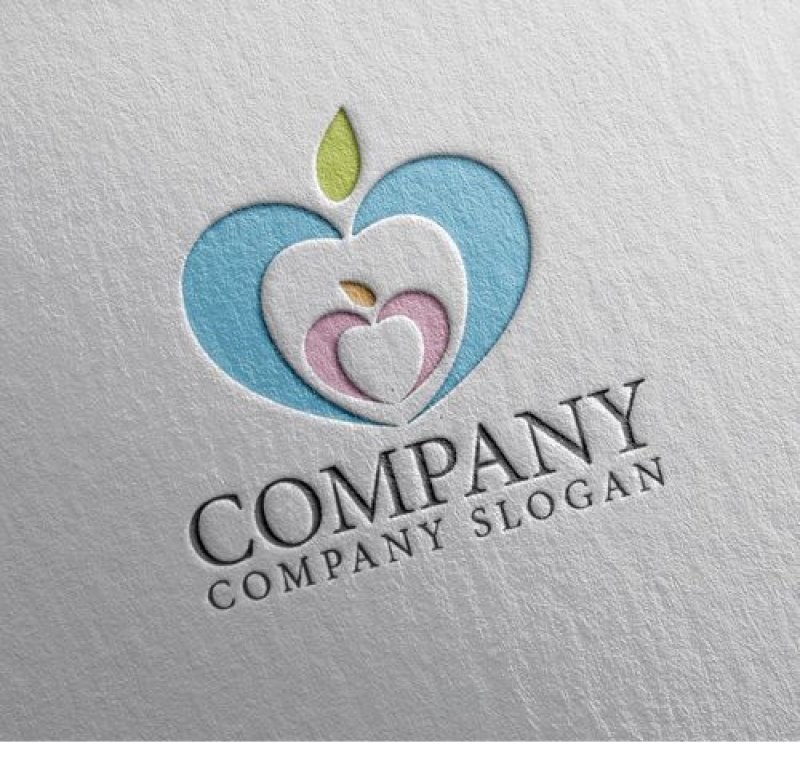 画像2: ハート・葉・拡大・ロゴ・マークデザイン2799 (2)