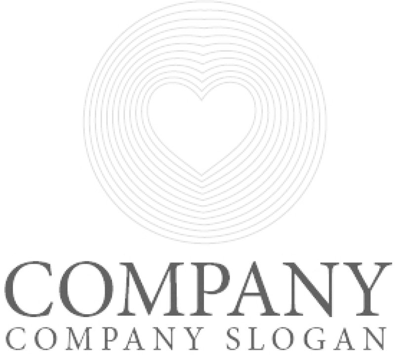 画像6: 輪・ハート・年輪・ロゴ・マークデザイン2806 (6)