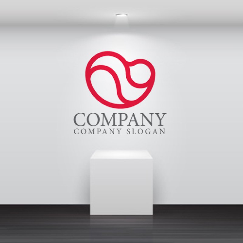 画像5: ハート・N・髪・ロゴ・マークデザイン2808 (5)