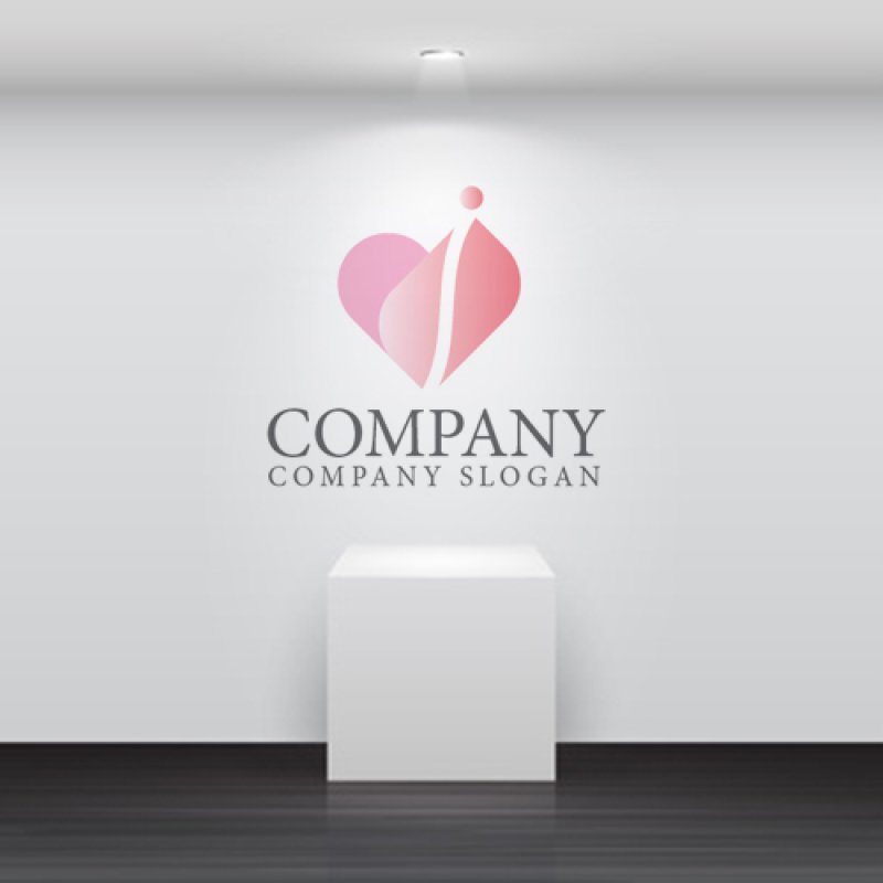 画像5: 人・ハート・曲線・ロゴ・マークデザイン2812 (5)