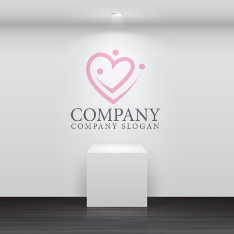 画像5: 人・ハート・曲線・仲間・ロゴ・マークデザイン2813 (5)