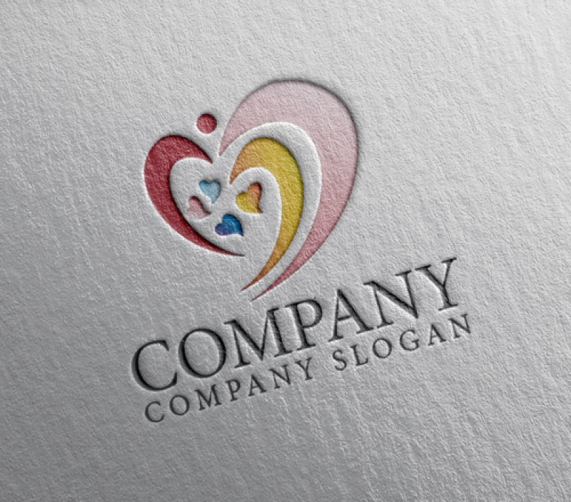 画像2: ハート・曲線・人・グラデーション・ロゴ・マークデザイン2815 (2)