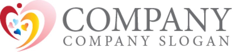 画像7: ハート・曲線・人・グラデーション・ロゴ・マークデザイン2815 (7)