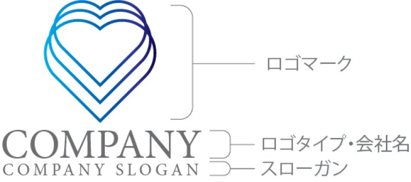 画像10: ハート・連続・グラデーション・広がり・ロゴ・マークデザイン2816 (10)