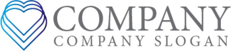 画像7: ハート・連続・グラデーション・広がり・ロゴ・マークデザイン2816 (7)