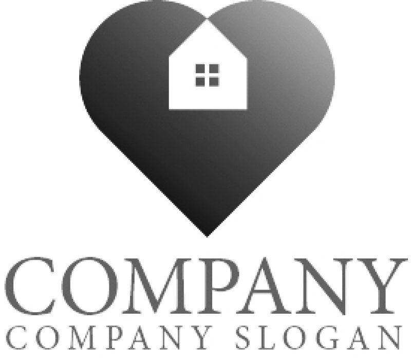 画像6: ハート・家・グラデーション・ロゴ・マークデザイン2818 (6)