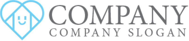 画像7: ハート・家・顔・ロゴ・マークデザイン2822 (7)