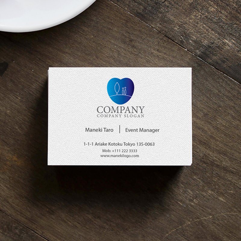 画像7: ハート・木・人・地球・グラデーション・ロゴ・マークデザイン2825 (7)