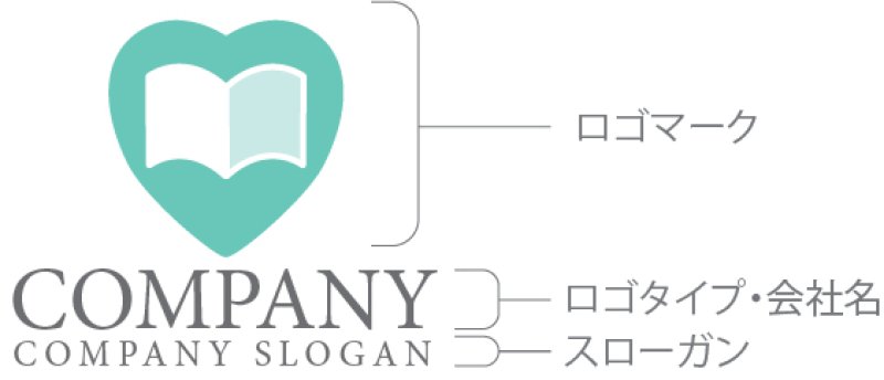 画像10: ハート・本・ロゴ・マークデザイン2826 (10)