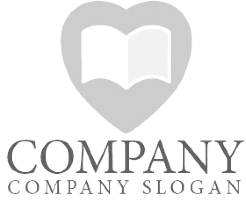 画像6: ハート・本・ロゴ・マークデザイン2826 (6)