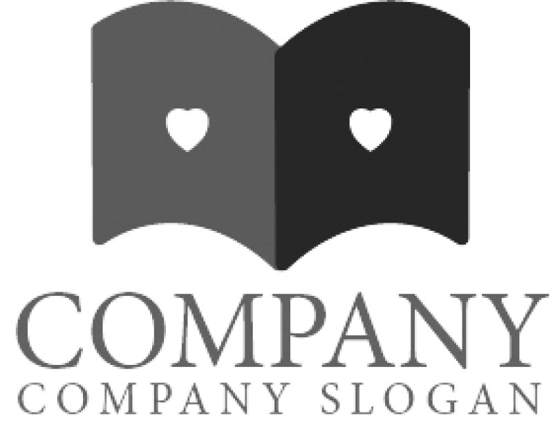 画像6: ハート・本・ロゴ・マークデザイン2827 (6)