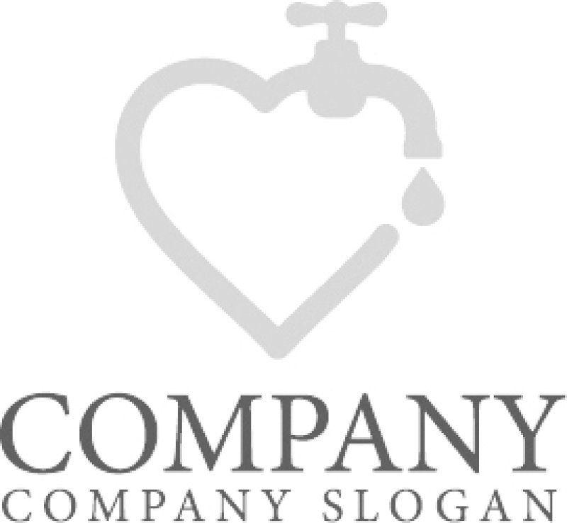 画像6: 蛇口・ハート・水・ロゴ・マークデザイン2830 (6)