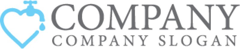 画像7: 蛇口・ハート・水・ロゴ・マークデザイン2830 (7)