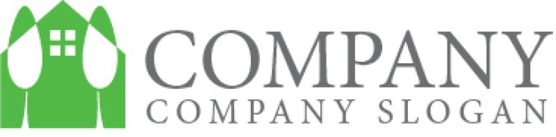 画像6: 家・木・窓・ロゴ・マークデザイン892 (6)