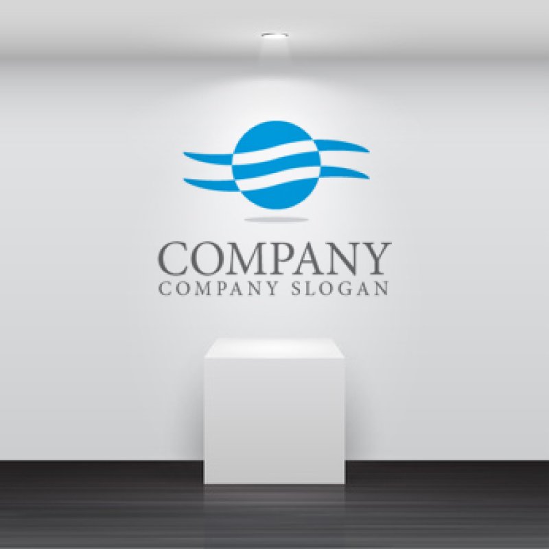 画像2: 波・重なりロゴ・マークデザイン195 (2)