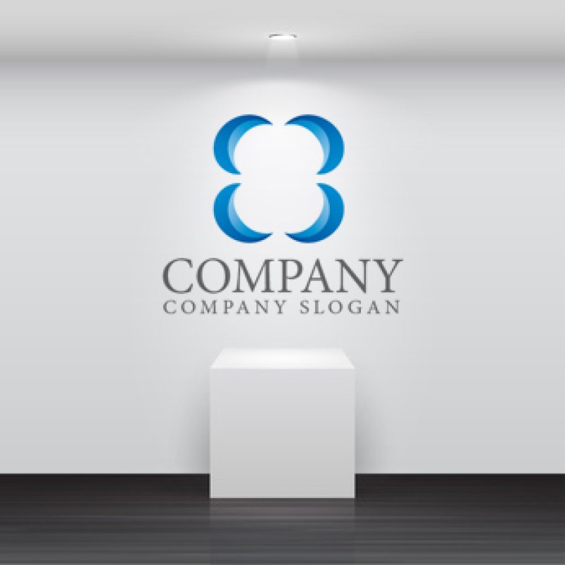 画像2: 輪・集合・花ロゴ・マークデザイン257 (2)