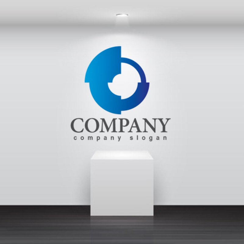 画像2: 輪・ギア・貝・C・グラデーション・ロゴ・マークデザイン295 (2)