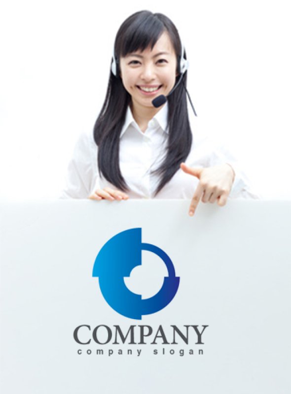 画像3: 輪・ギア・貝・C・グラデーション・ロゴ・マークデザイン295 (3)