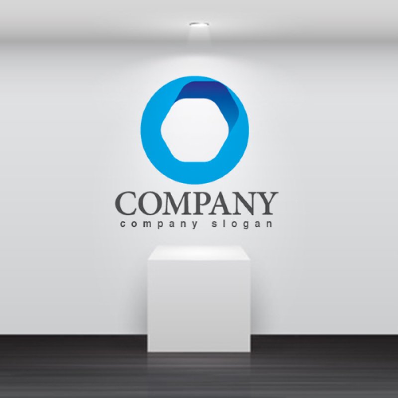 画像2: 輪・六角形・上昇・ロゴ・マークデザイン300 (2)