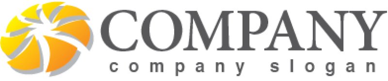 画像5: 輪・風車・グラデーション・ロゴ・マークデザイン308 (5)