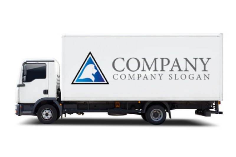 画像2: ライオン・ 三角ロゴ・マークデザイン119 (2)