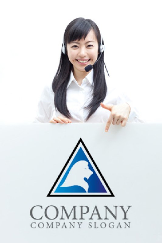 画像5: ライオン・ 三角ロゴ・マークデザイン119 (5)