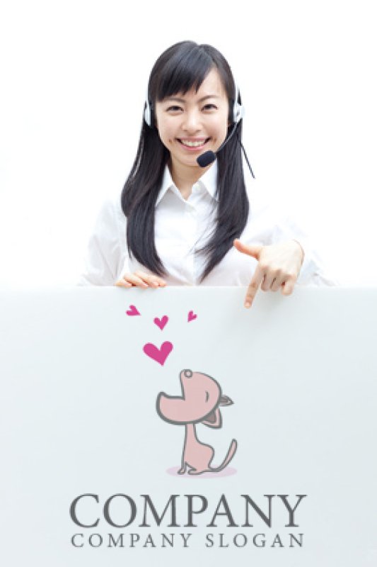 画像3: ねこ・ハート・春ロゴ・マークデザイン123 (3)