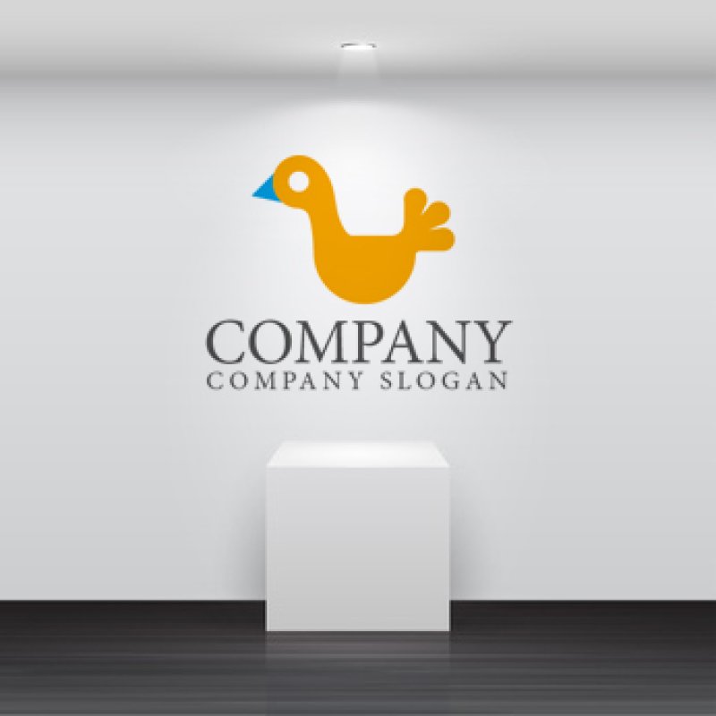 画像2: 鳥・あひる・動物・ロゴ・マークデザイン150 (2)